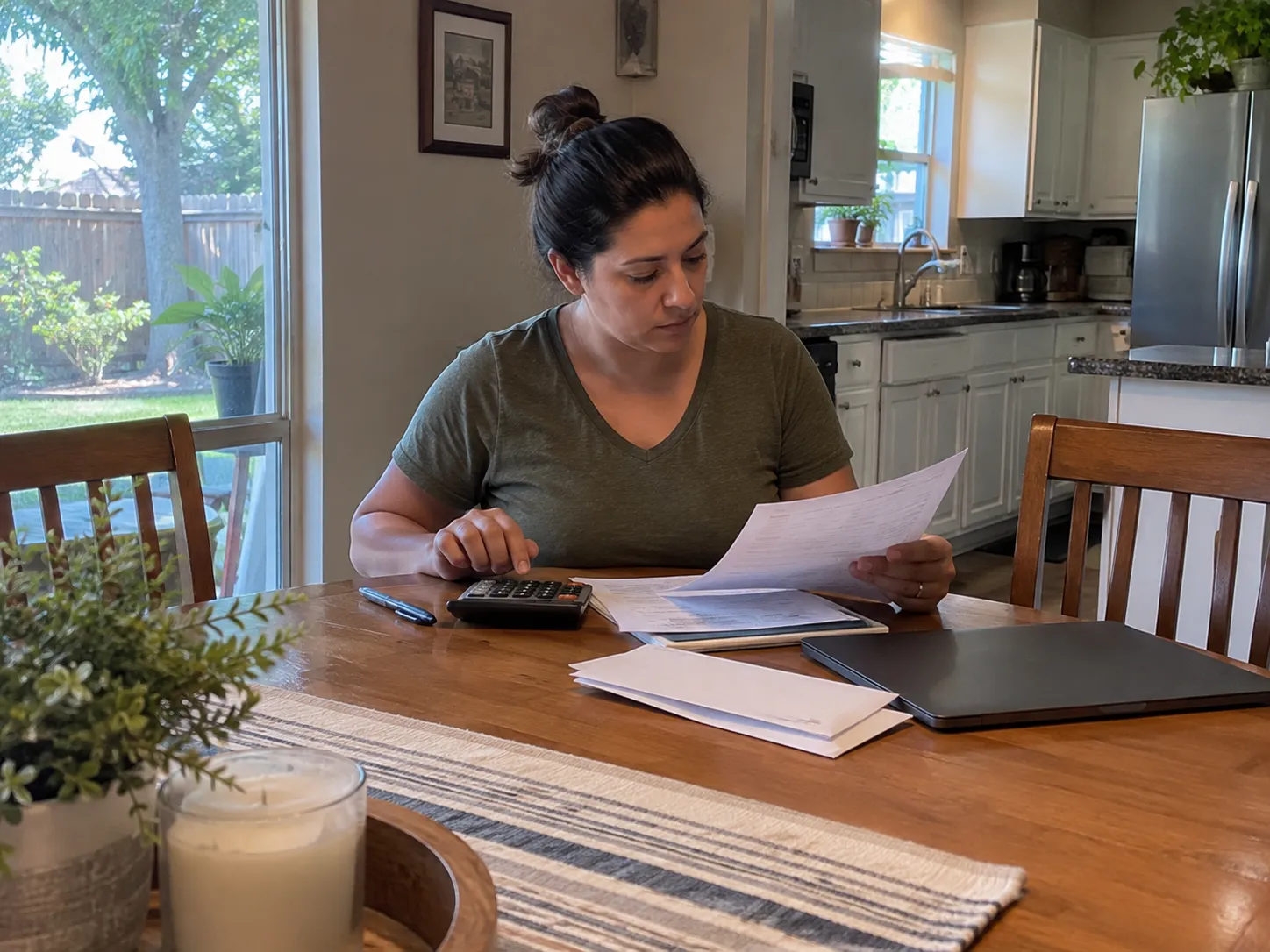 Houston homeowner reviewing housing expenses after losing a job